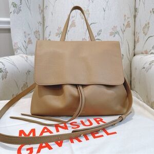 MANSUR GAVRIEL Soft Lady Bag in Latte Macchiato